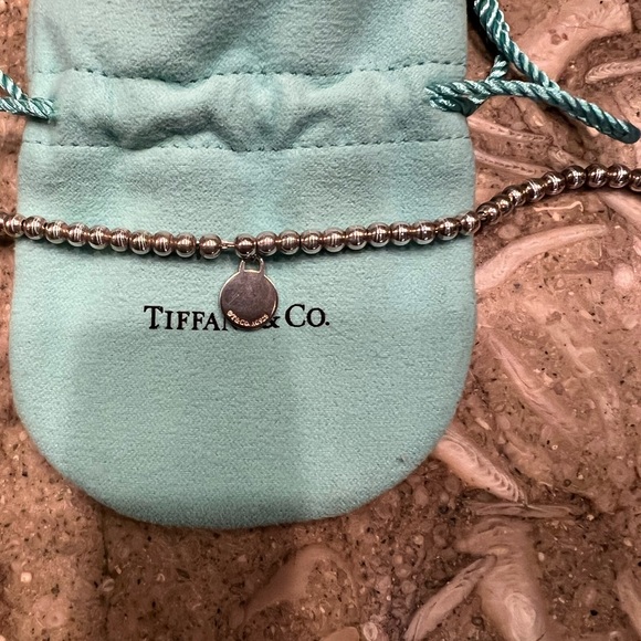 Tiffany & Co. Return to Tiffany Silver Tag Beaded Bracelet, 7 inches - Picture 3 of 3